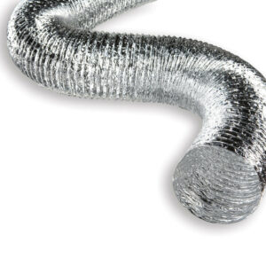 Radialgebläse Ventilator 1950m³+ Drehzahlregler + 4-eck Flansch +5m Aluflexrohr