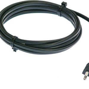 Alternative view of Anschlussleitung Zuleitung Euro-Stecker Netzkabel Stromkabel 2-polig Schwarz